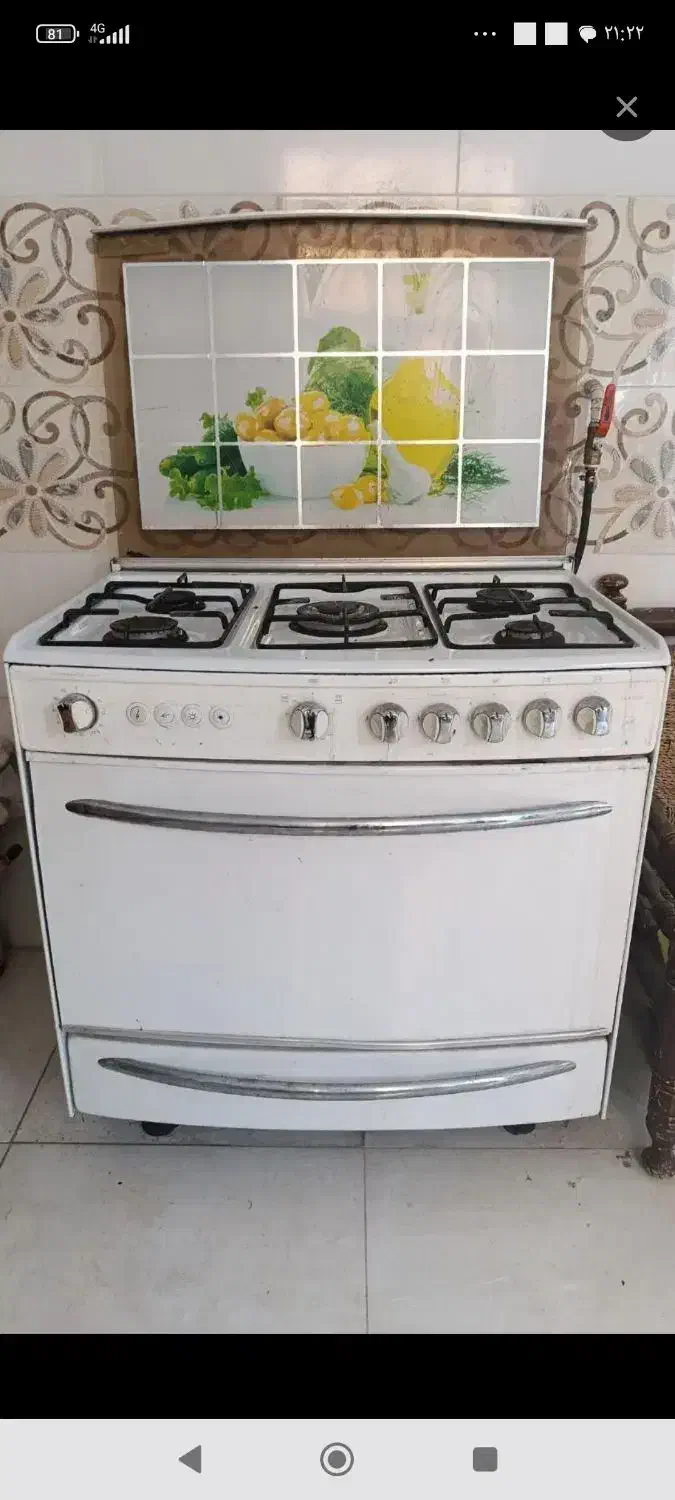 اجاق گاز فردار پنج شعله|اجاق گاز و لوازم برقی پختوپز|شهرکرد, |دیوار