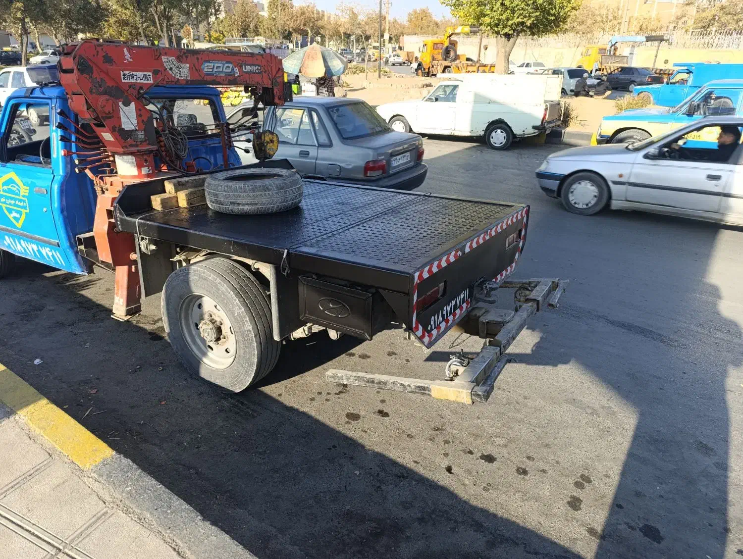 جرثقیل چرخگیر سبد بالابر امداد شبانه روزی|خدمات حمل و نقل|سنندج, |دیوار