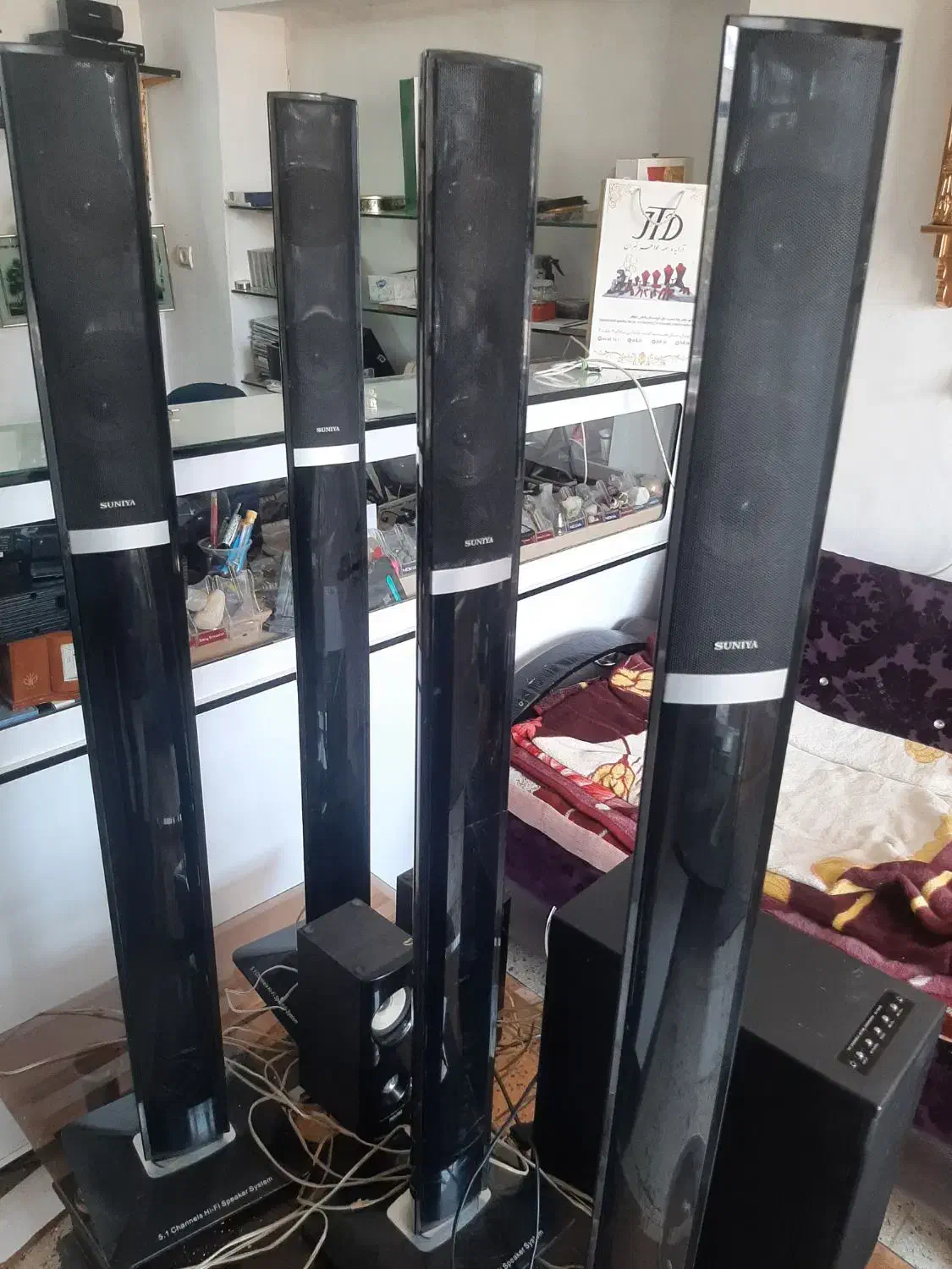 سینما خانواده|سیستم صوتی خانگی|شال, |دیوار