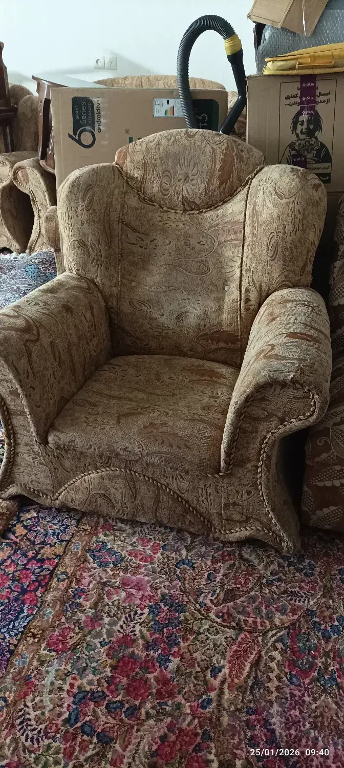 مبل هفت نفره سالم|مبلمان خانگی و میز عسلی|کرمان, |دیوار