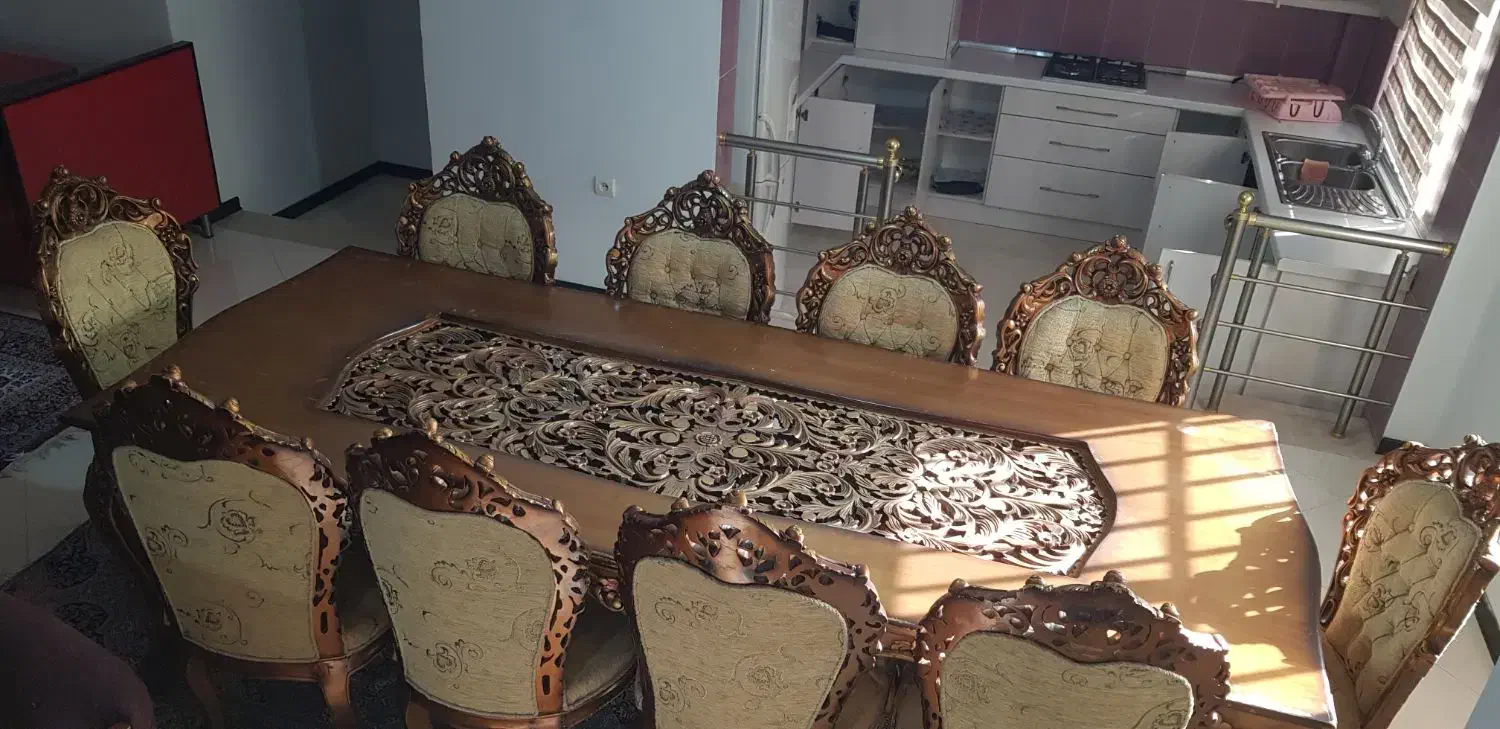 فروش میز‌ناهارخوری‌10نفره|میز و صندلی غذاخوری|چالوس, |دیوار