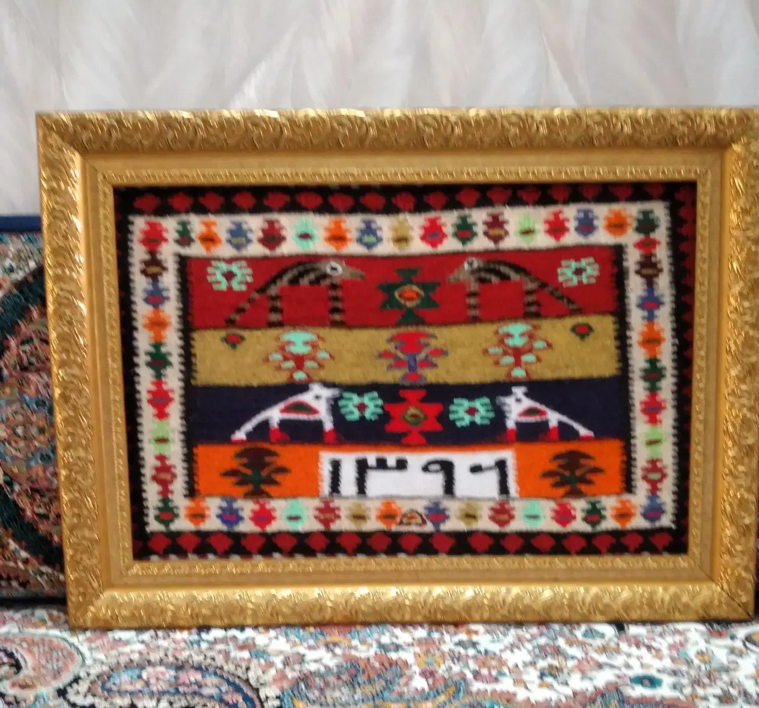 تابلو فرش|تابلو فرش|اقبالیه, |دیوار