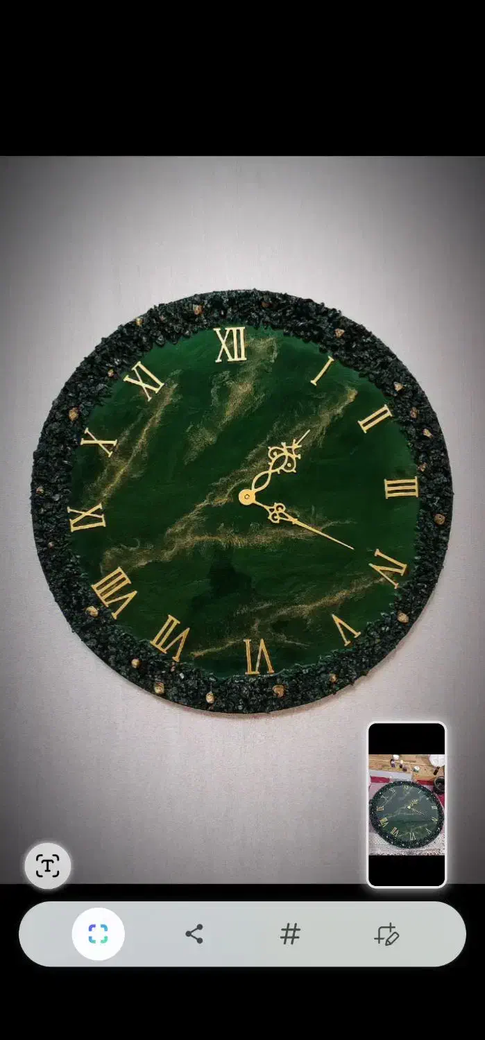 تولید ساعت رزین|ساعت دیواری و تزئینی|نی‌ریز, |دیوار