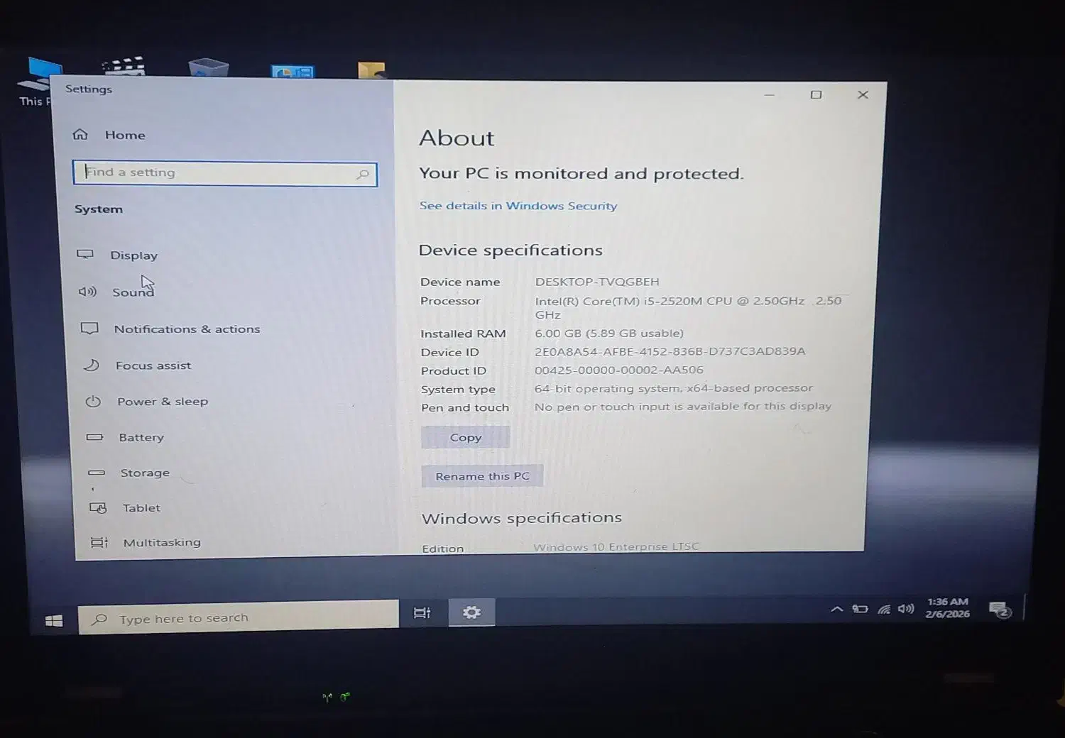لبتاب corei5 3230 lenovo|رایانه همراه|تهران, سازمان برنامه شمالی|دیوار
