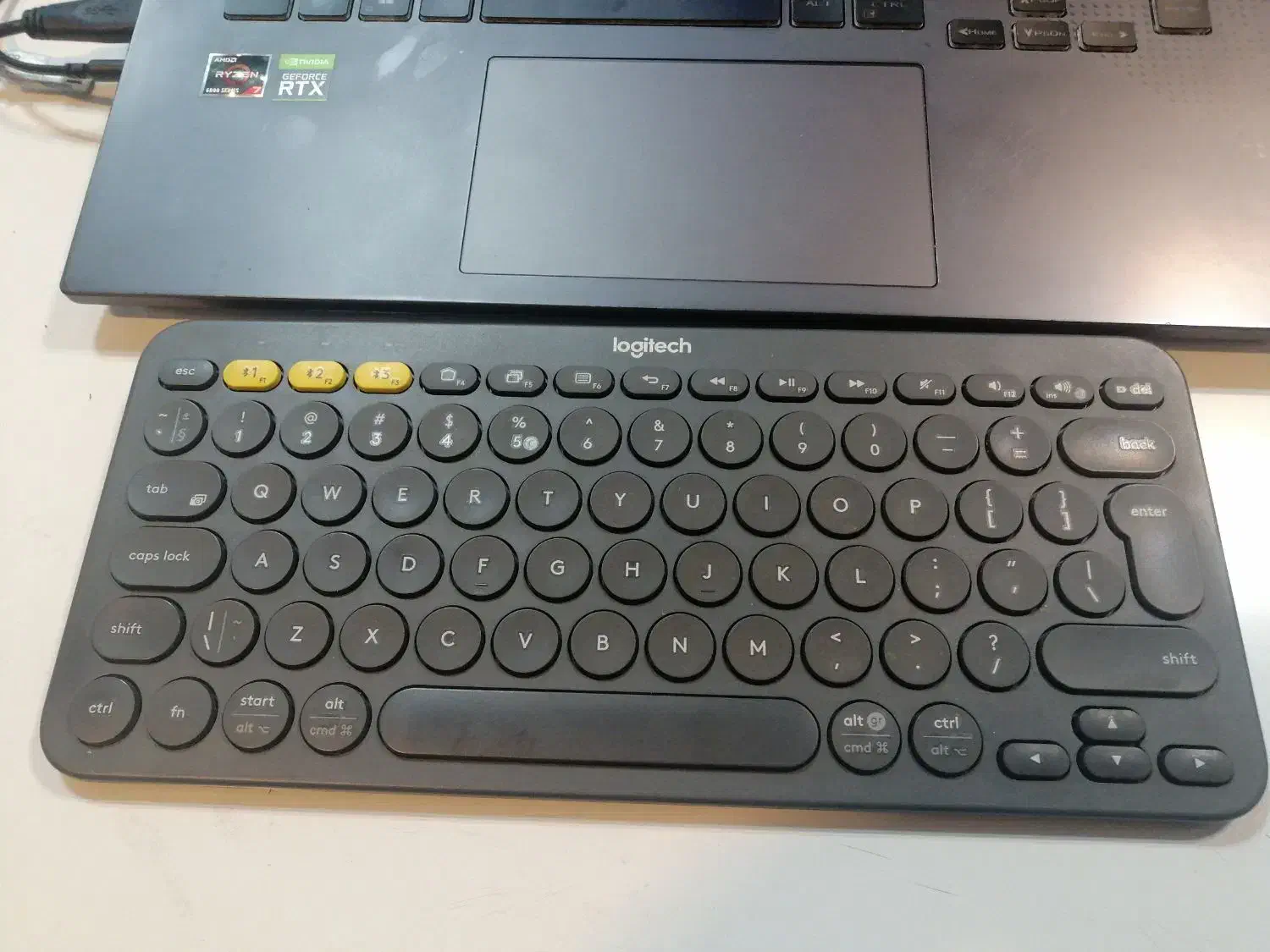 کیبرد Logitech k380  - کیبرد ظریف و باریک لاجیتک|قطعات و لوازم جانبی رایانه|تهران, خانی‌آباد|دیوار