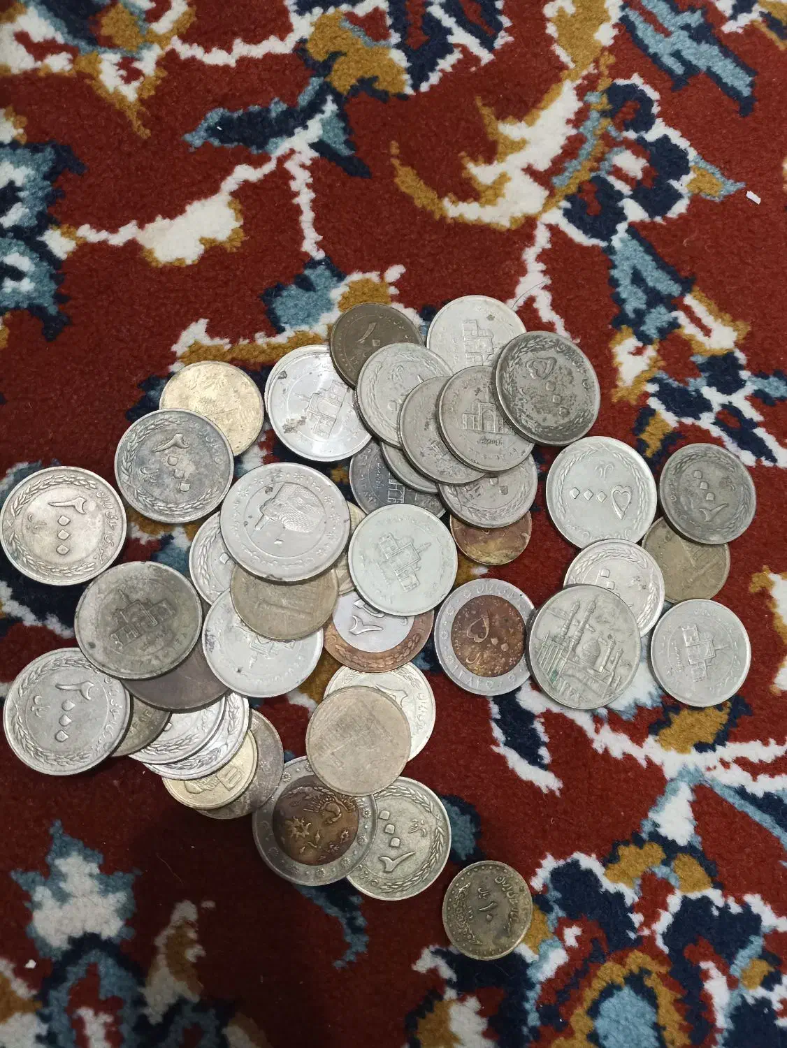 ۴۲عدد سکه جمهوری|کلکسیون سکه، تمبر، اسکناس|رشت, پل تالشان|دیوار