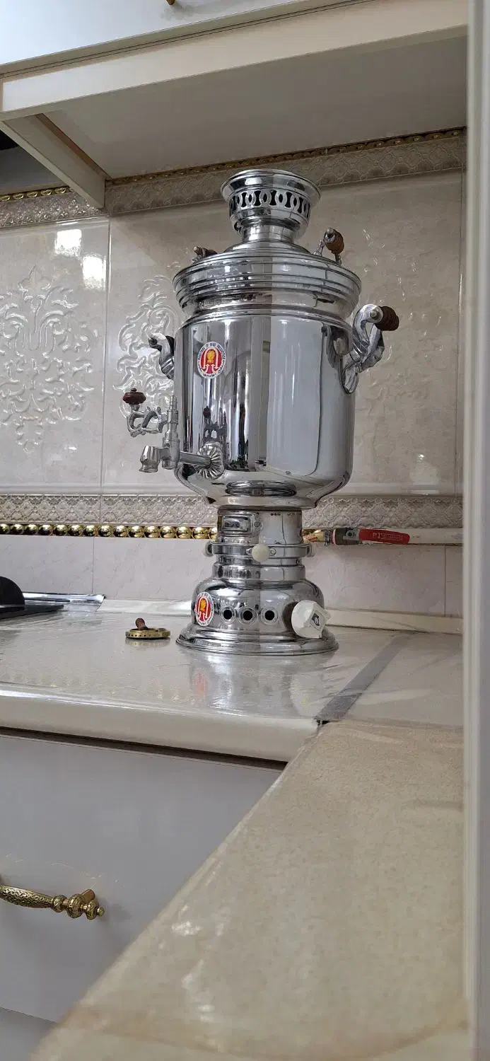 سماور برنجی سنگین وزن|سماور، چای‌ساز، قهوه‌ساز|اردبیل, |دیوار