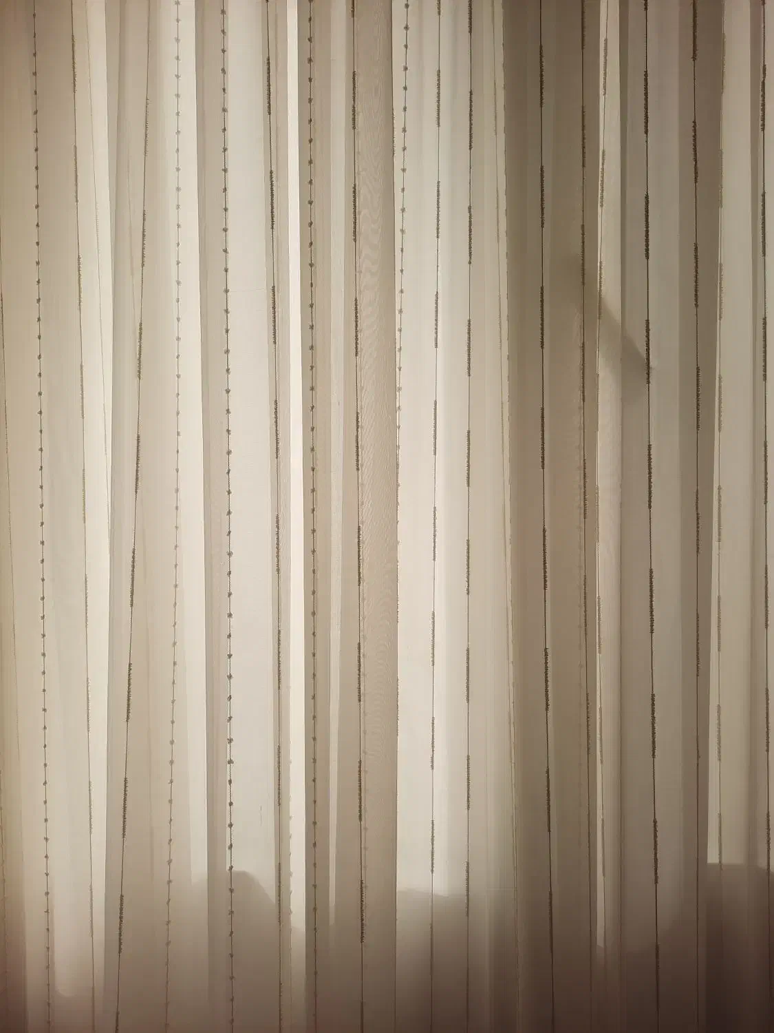 پرده تور بدون آستر عرض ۲۸۰ سانتی متر رنگ شیری|پرده، رانر، رومیزی|گنبد کاووس, |دیوار