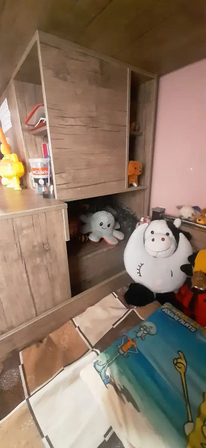 تخت ۲طبقه|تخت و صندلی بچه|هشتگرد, شهرک ایران خودرو|دیوار