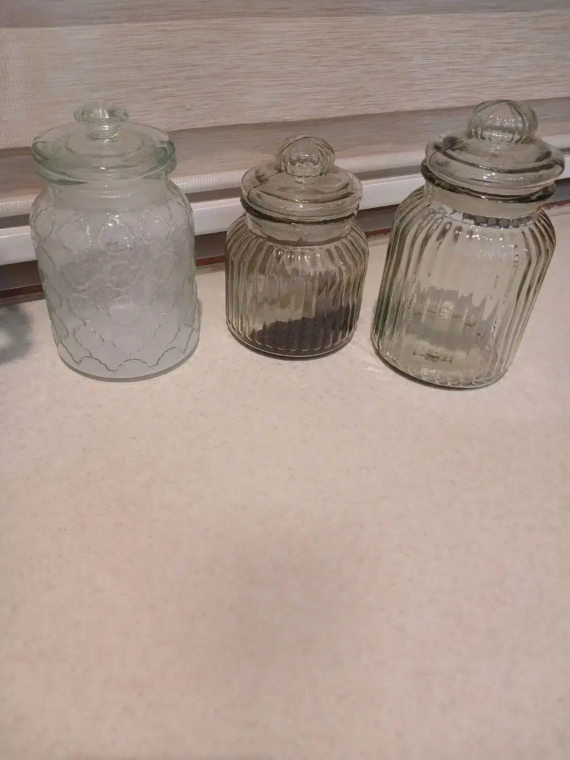 شیشه حبوبات چای قند|ظروف نگهدارنده، پلاستیکی، یکبارمصرف|ملارد, |دیوار