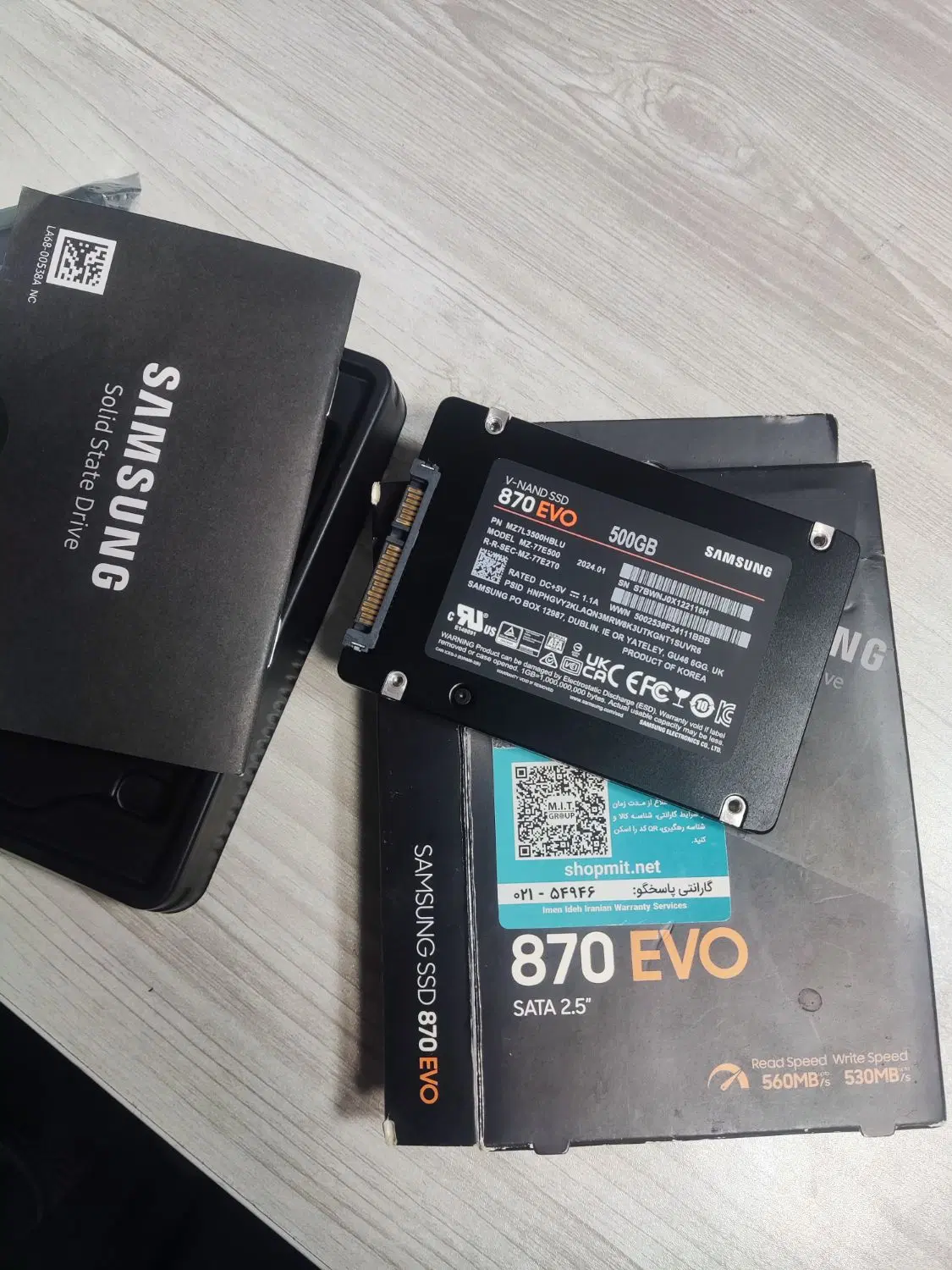 Samsung evo870 500Gb|قطعات و لوازم جانبی رایانه|کرج, برغان|دیوار