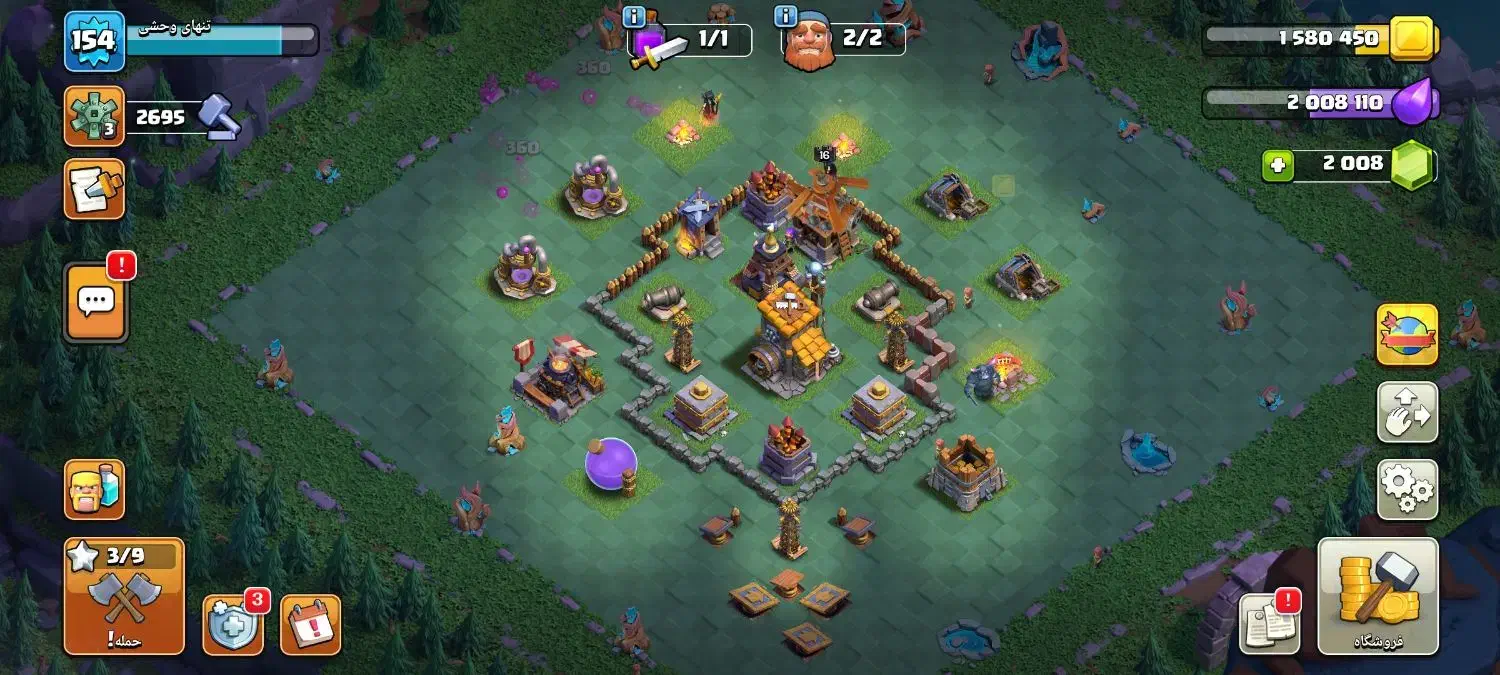 اکانت کلش تان 13 مکس|کنسول، بازی ویدئویی و آنلاین|نورآباد, |دیوار