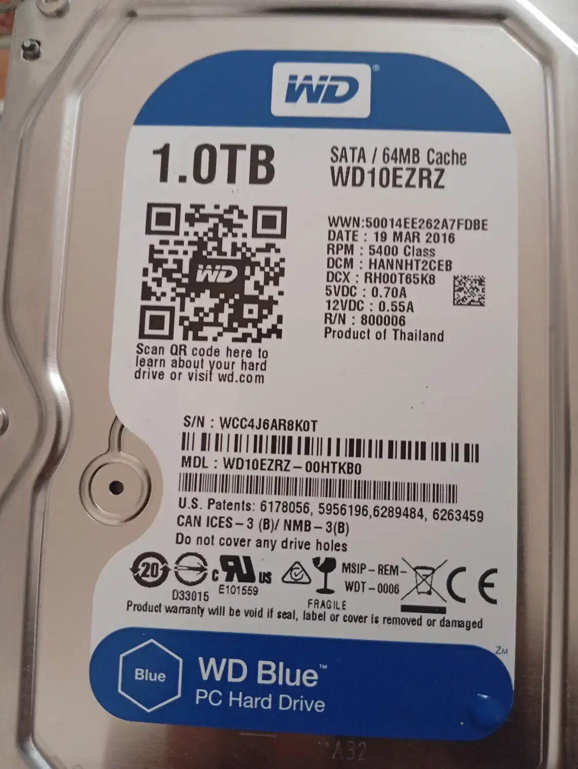 هارد یک ترا و دو هارد 500گیگ ودو هارد160گیگ|قطعات و لوازم جانبی رایانه|اهواز, کوی فرهنگیان ۱|دیوار