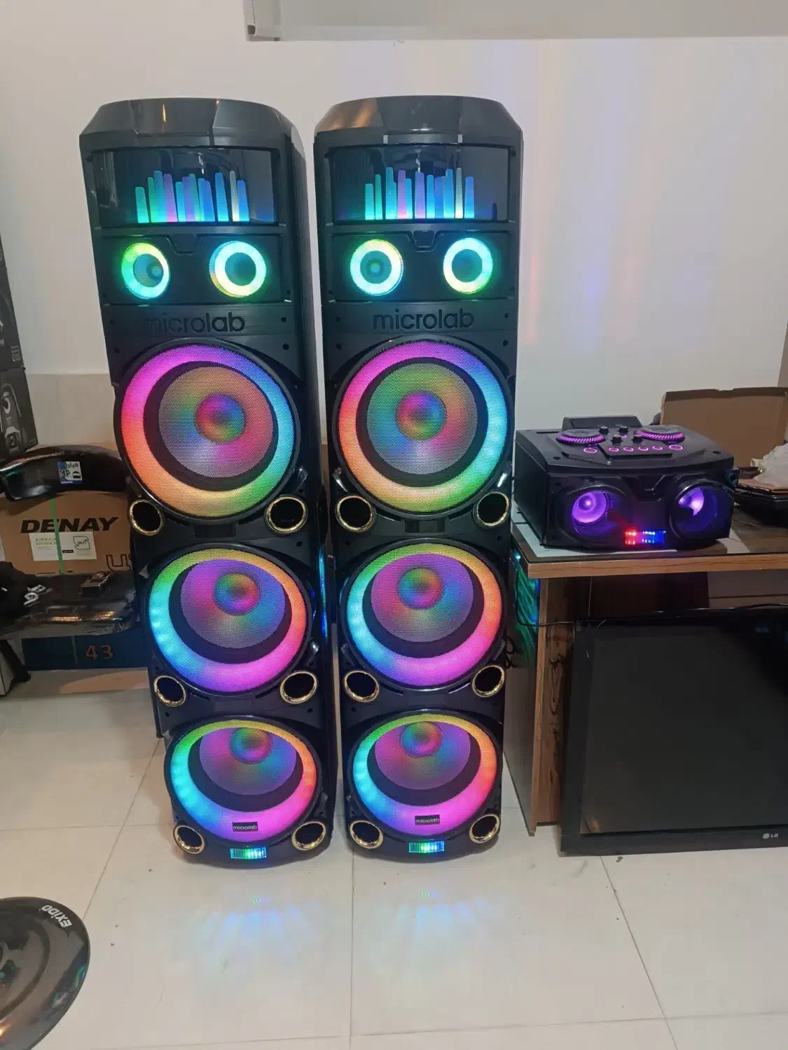 اسپیکر میکرولب ۶ ساب ۱۲ ، ۱۲ ماهه ، با کمترین سود|سیستم صوتی خانگی|مشهد, کلاهدوز|دیوار