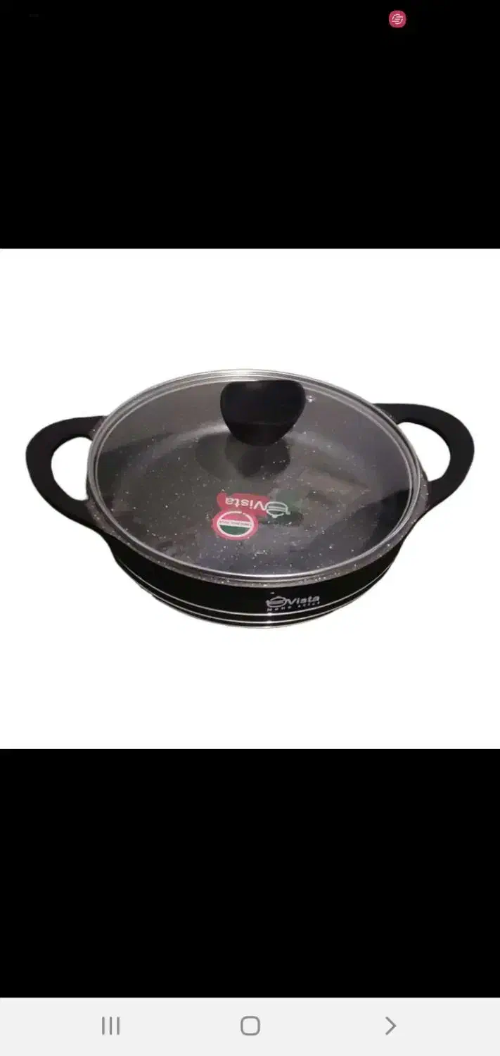 تابه دودسته چدنی ویستا سایز 36 پلمپ و نو|ظروف پختوپز|ری, علایین|دیوار