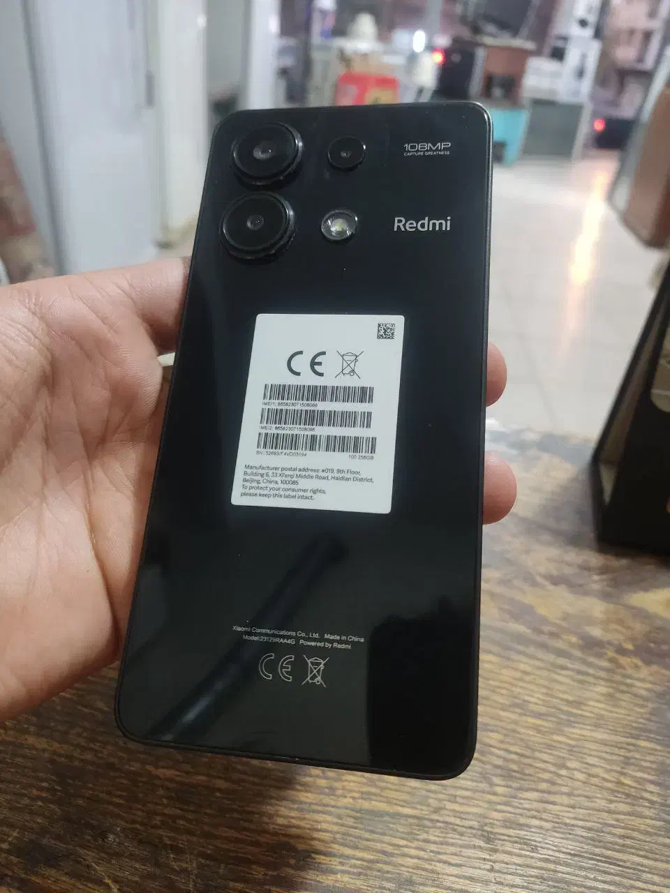 موبایل note 13 درحدنو ۱۵ ماه گارانتی ۲۵۶ مشکی|موبایل|تبریز, |دیوار