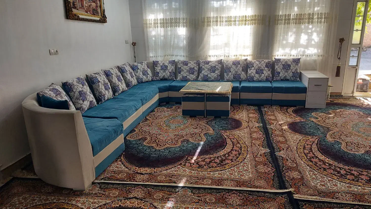 مبل ال  ۱۲ نفر . دسته دوم|مبلمان خانگی و میز عسلی|خانمیرزا, |دیوار