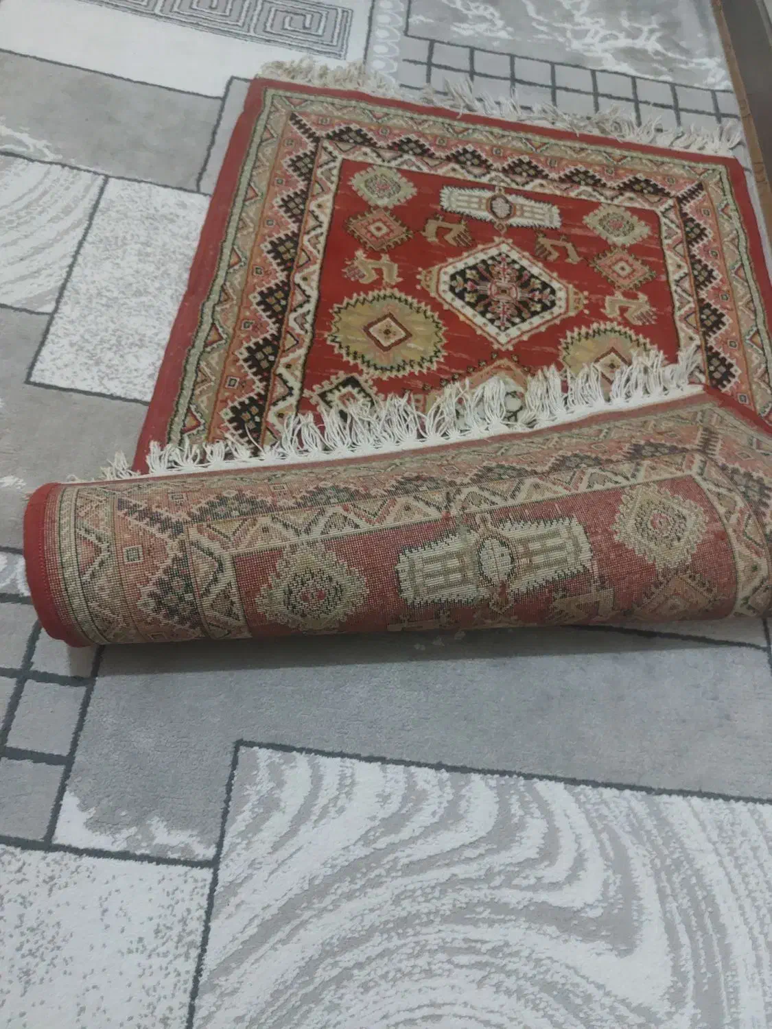 قالیچه دستباف نجف ابادی|فرش|خمینی‌شهر, |دیوار