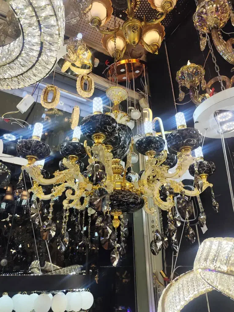 لوستر|لوستر و چراغ آویز|تبریز, |دیوار