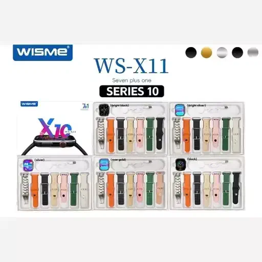 ساعت هوشمند WS-X11 با نمایشگر AMOLED و بند فلزی|ساعت|فسا, |دیوار