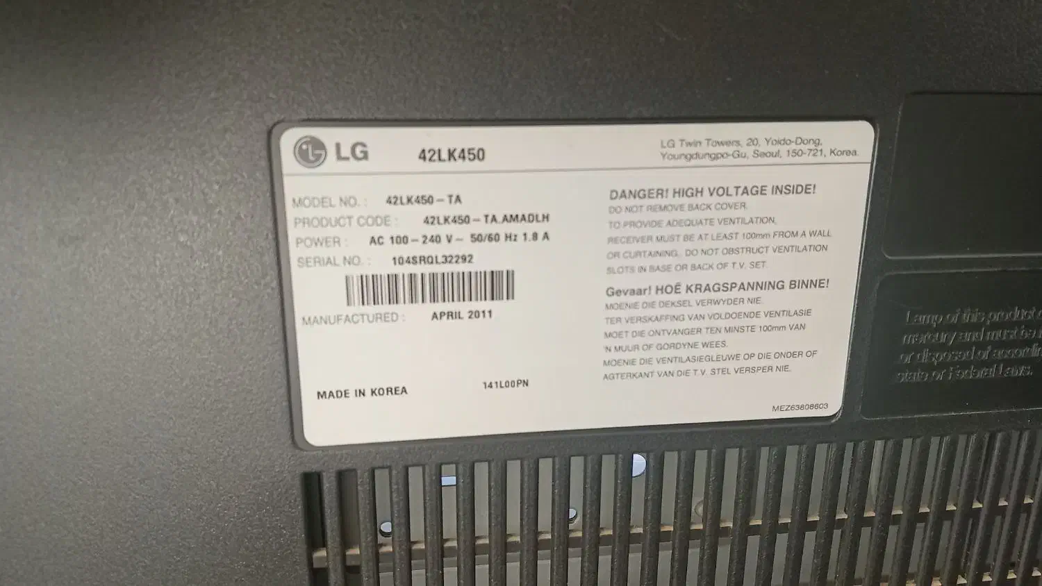 ال سی دی الجی|تلویزیون و پروژکتور|اردکان, |دیوار