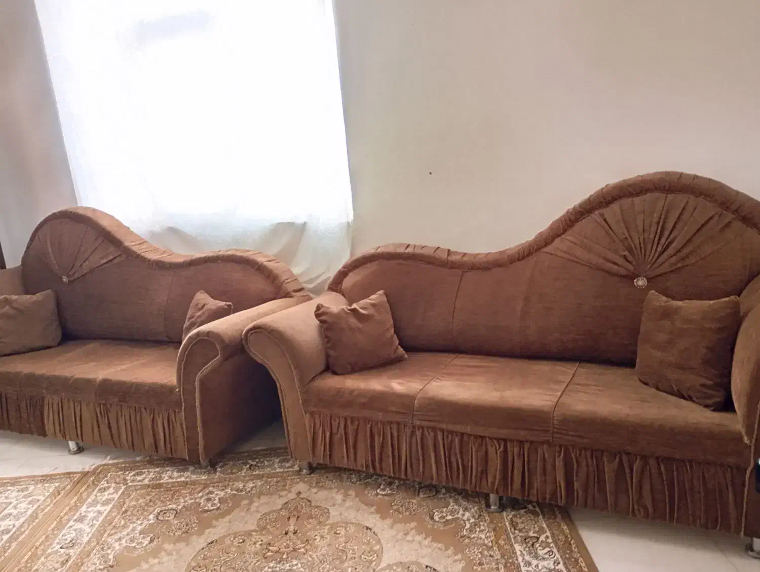 مبل 8 نفره راحتی در حد نو|مبلمان خانگی و میز عسلی|شبستر, |دیوار