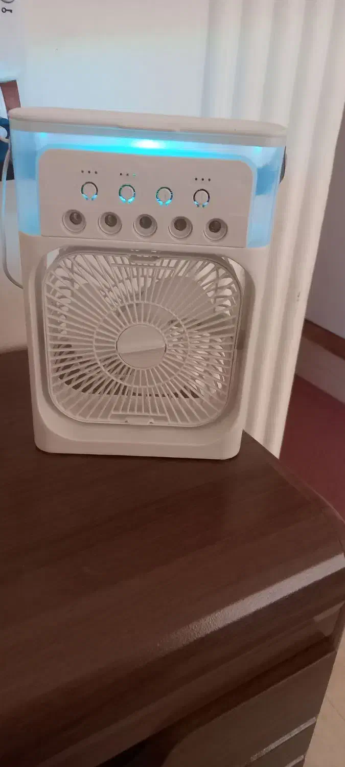 پنکه رومیزی مه پاش. رقص نور|پنکه و تصفیهکنندهٔ هوا|الوند, |دیوار