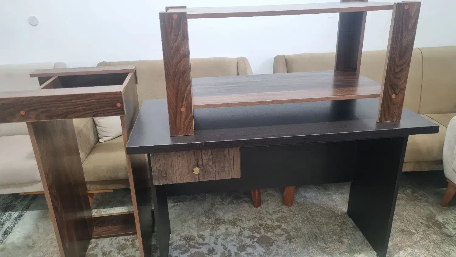 میز مطالعه و جلو مبلی (میز وسط)|میز تحریر و کامپیوتر|شیراز, قالیشویی|دیوار