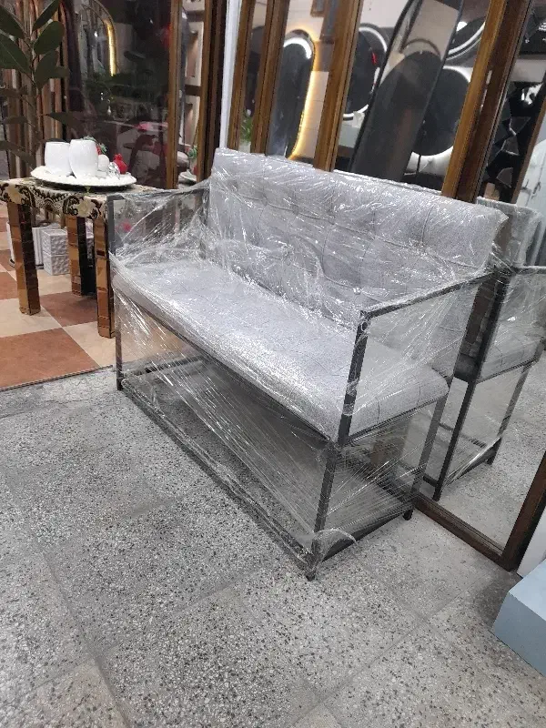 نیمکت پشت دار ۳ نفره|صندلی و نیمکت|همدان, |دیوار