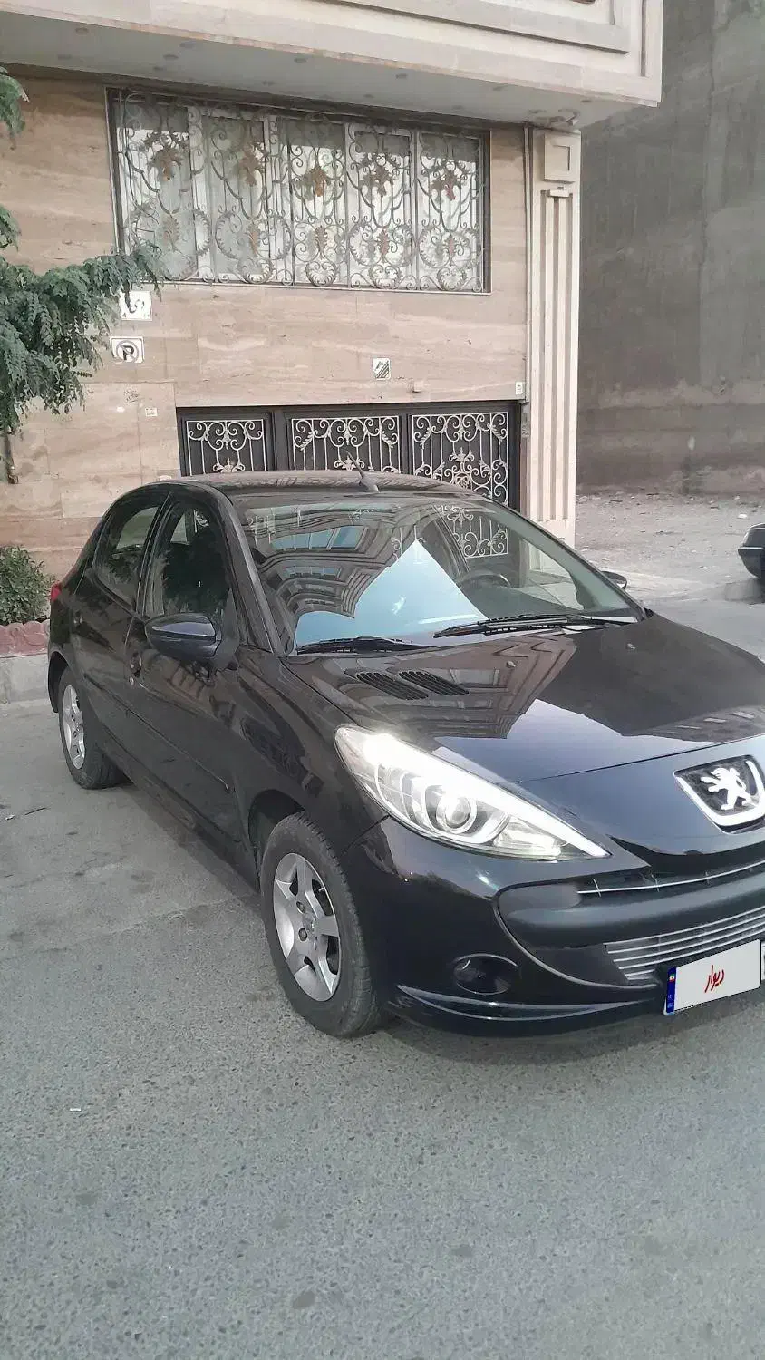 ۲۰۷ مشکی ۹۶ سقف فلز فول|خودرو سواری و وانت|کرج, گلشهر|دیوار