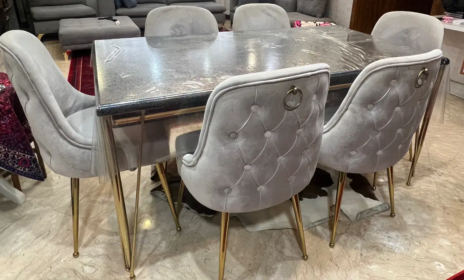 ناهارخوری ۶ نفره|میز و صندلی غذاخوری|قشم, |دیوار