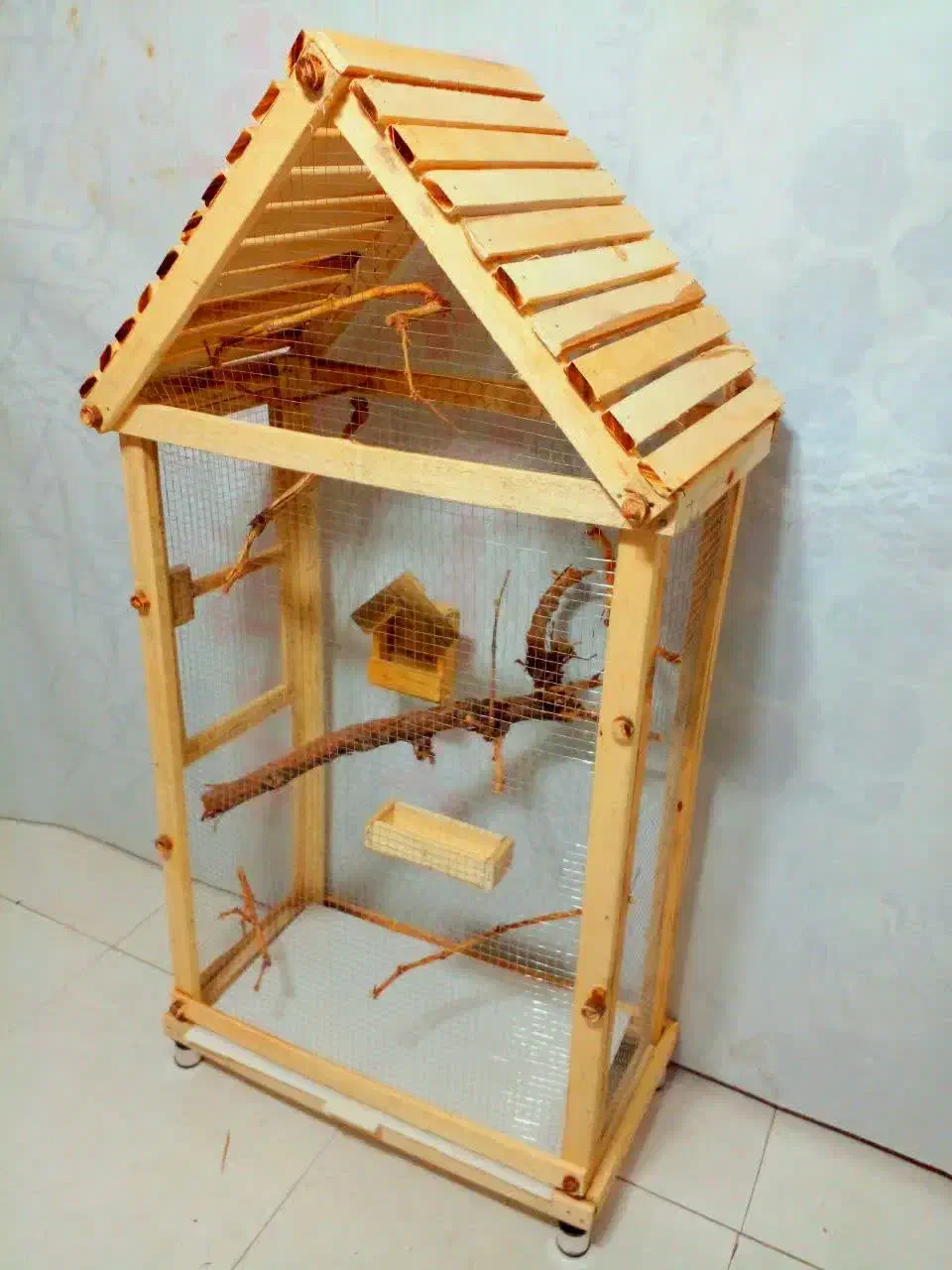 قفس چوبی کشودار نو سفارشات پذیرفته می شود|لوازم جانبی حیوانات|تهران, مینابی|دیوار