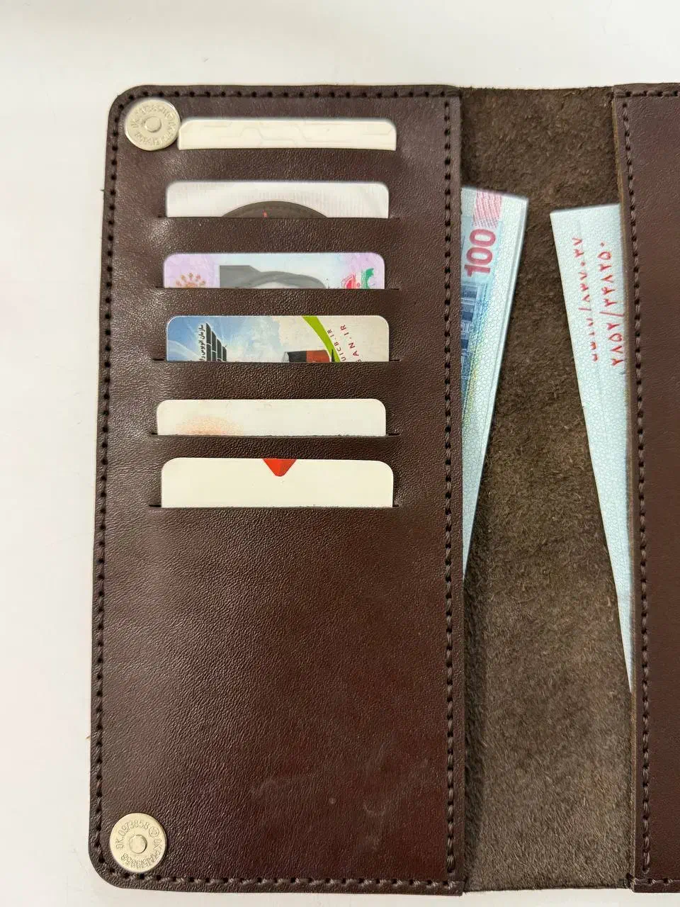 کیف پول مردانه چرم طبیعی|کیف، کفش، کمربند|گرگان, |دیوار