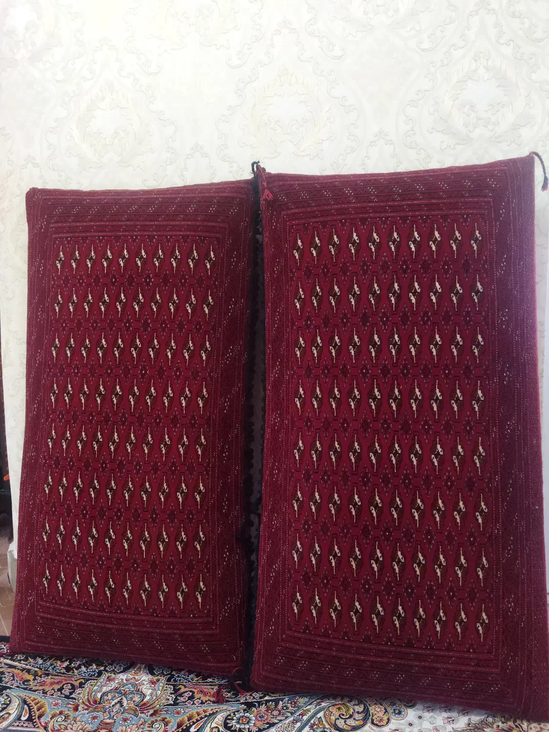 پشتی ترکمنی دست بافت|پشتی|گرگان, |دیوار