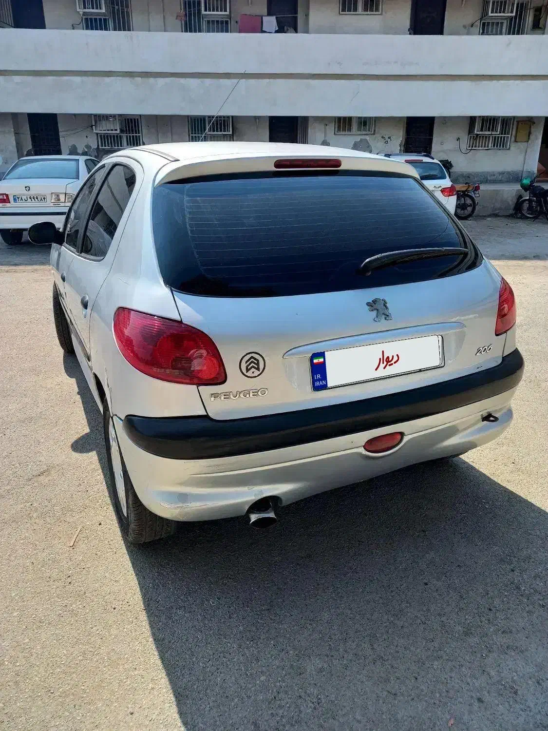 ۲۰۶ موتور فرانسه تیپ۳ مدل ۸۳|خودرو سواری و وانت|بندرعباس, |دیوار