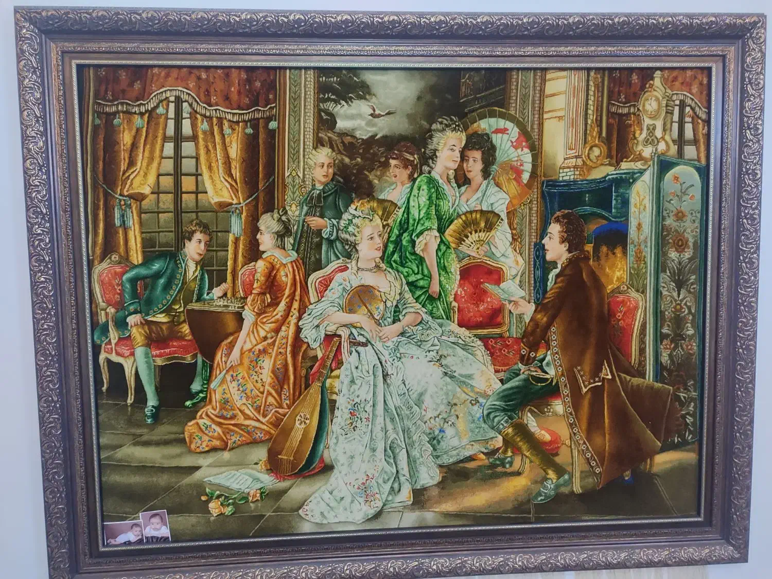 تابلو فرش دستبافت فروشی با کلک و ابریشم فروشی|تابلو فرش|اصفهان, بهرامآباد|دیوار