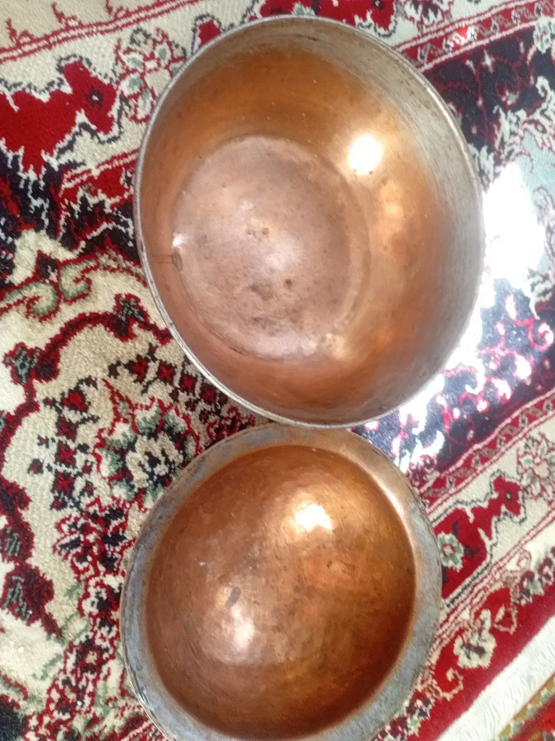 ی جفت کاسه مسی|کلکسیون اشیاء عتیقه|سقز, |دیوار