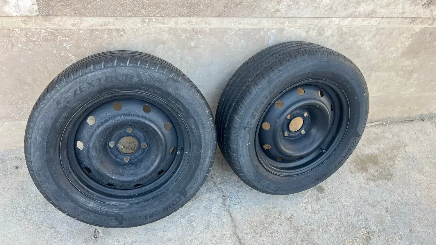 ۴حلقه رینگ و لاستیک خارجی پژو|قطعات یدکی و لوازم جانبی|بندر ماهشهر, |دیوار