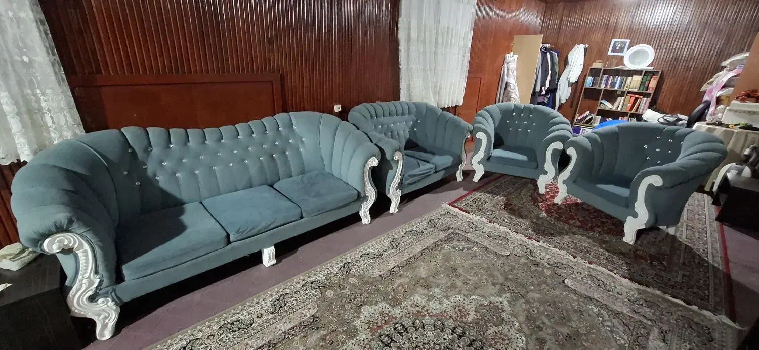 مبلمان ۷ نفره|مبلمان خانگی و میز عسلی|بندر انزلی, ناسیونال|دیوار