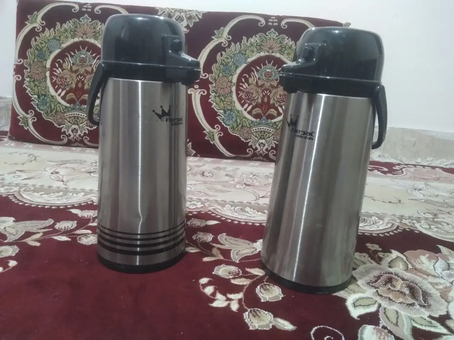 فلاکس۲/۵لیتری پمپی و اصل به شرط|قوری، کتری، قهوهساز دستی|هرسین, |دیوار