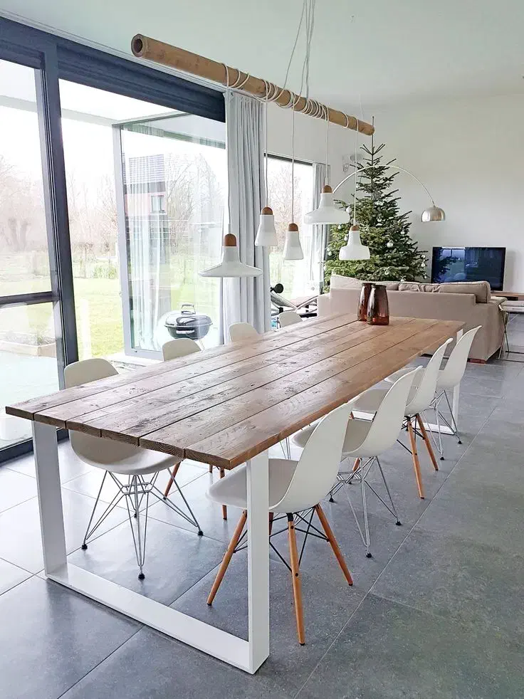 صندلی پایه ایفلی با میز رستیک روس|میز و صندلی غذاخوری|تهران, آرارات|دیوار