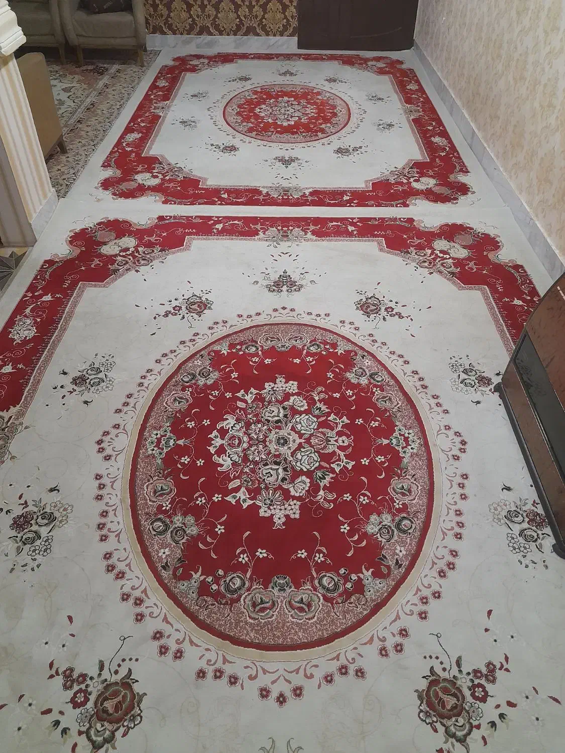 قالی کاشان۷۰۰ شانه|فرش|شیروان (خراسان), |دیوار