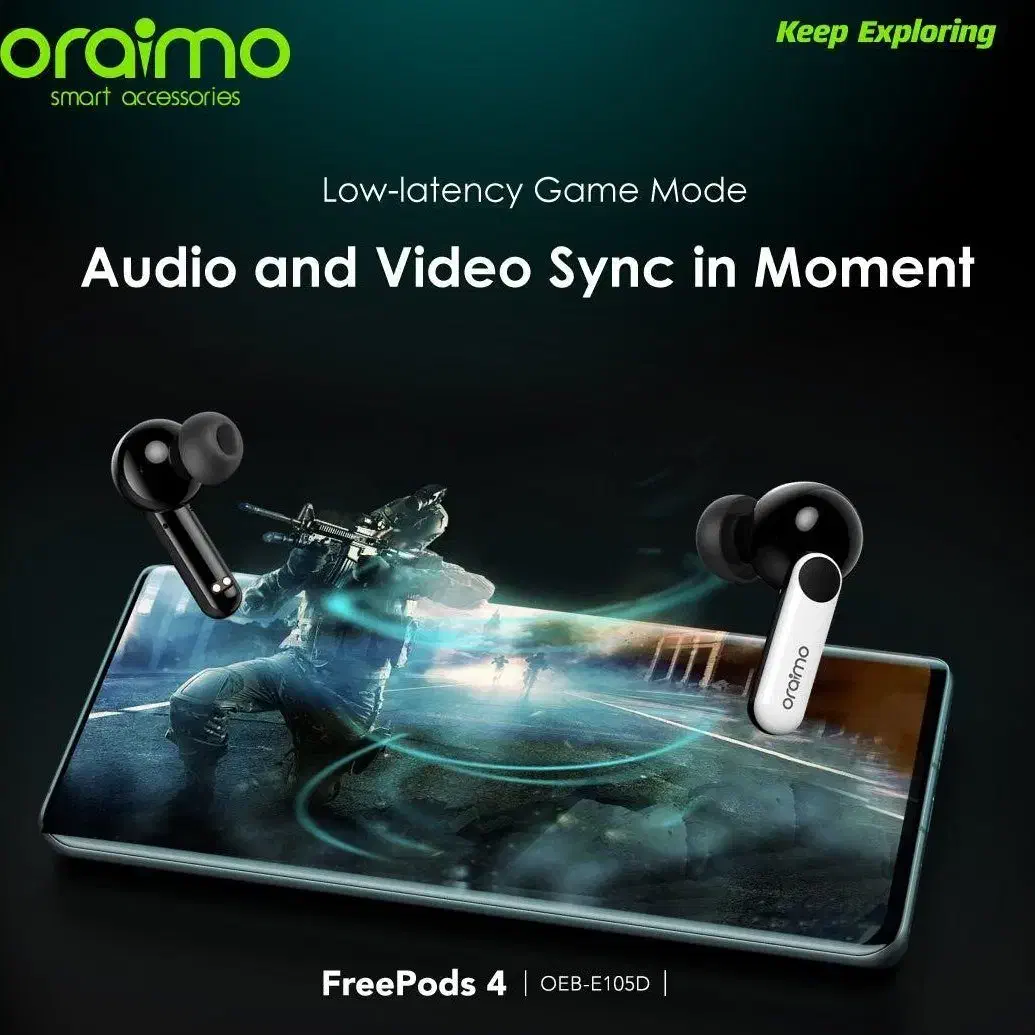 هندزفری بلوتوثی اورایمو مدل Oraimo Freepods 4|لوازم جانبی موبایل و تبلت|شیروان (خراسان), |دیوار