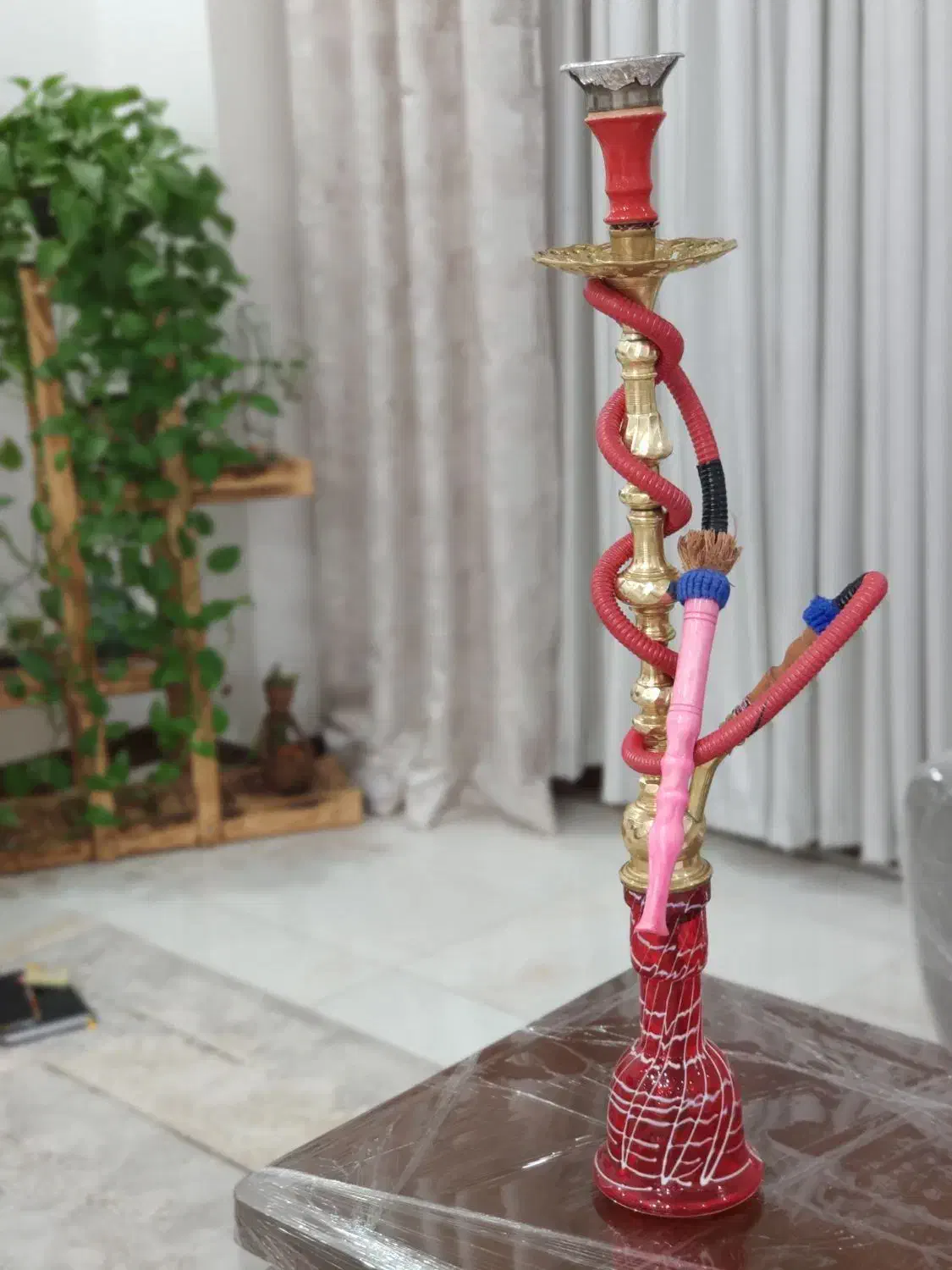 قلیان برنجی در حد نو|کلکسیون و سرگرمی|نسیمشهر, |دیوار