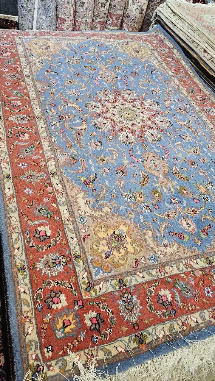 دستبافت نیلی کاشمر|فرش|تبریز, |دیوار