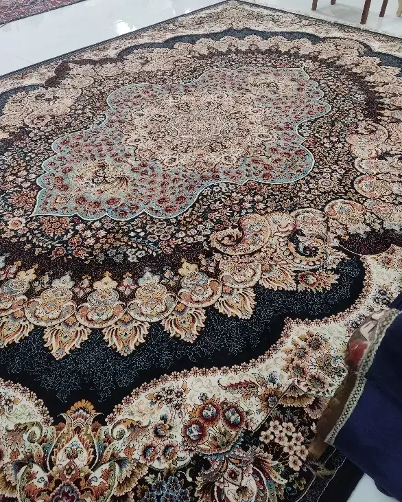 فرش ۱۲متری سرمه ای|فرش|آستانه اشرفیه, |دیوار