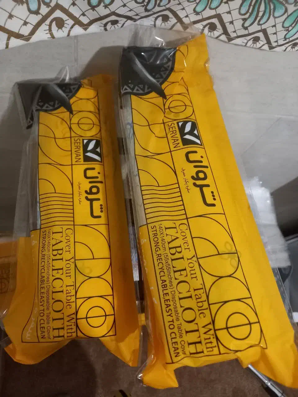 کیسه زباله و فریزری و سفره یکبارمصرف|ظروف نگهدارنده، پلاستیکی، یکبارمصرف|میبد, |دیوار