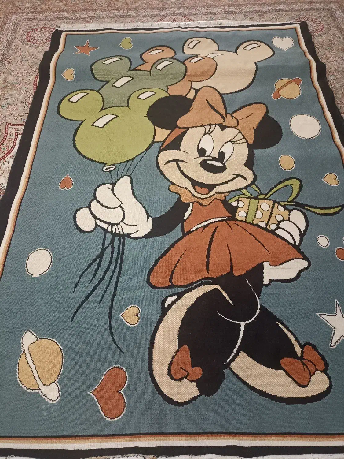 فرش اتاق کودک|گلیم، جاجیم، گبه|آبیک, |دیوار