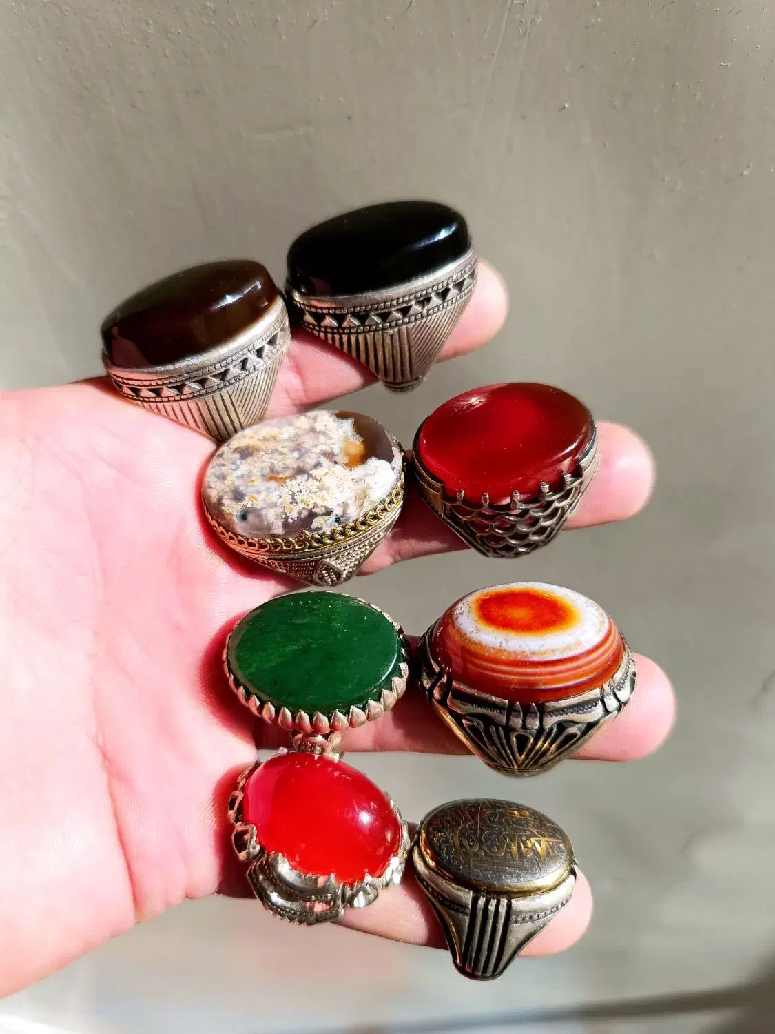 انگشتر های نقره به شرط  فوق العاده درشت و سنگین|جواهرات|اصفهان, پوریای ولی|دیوار