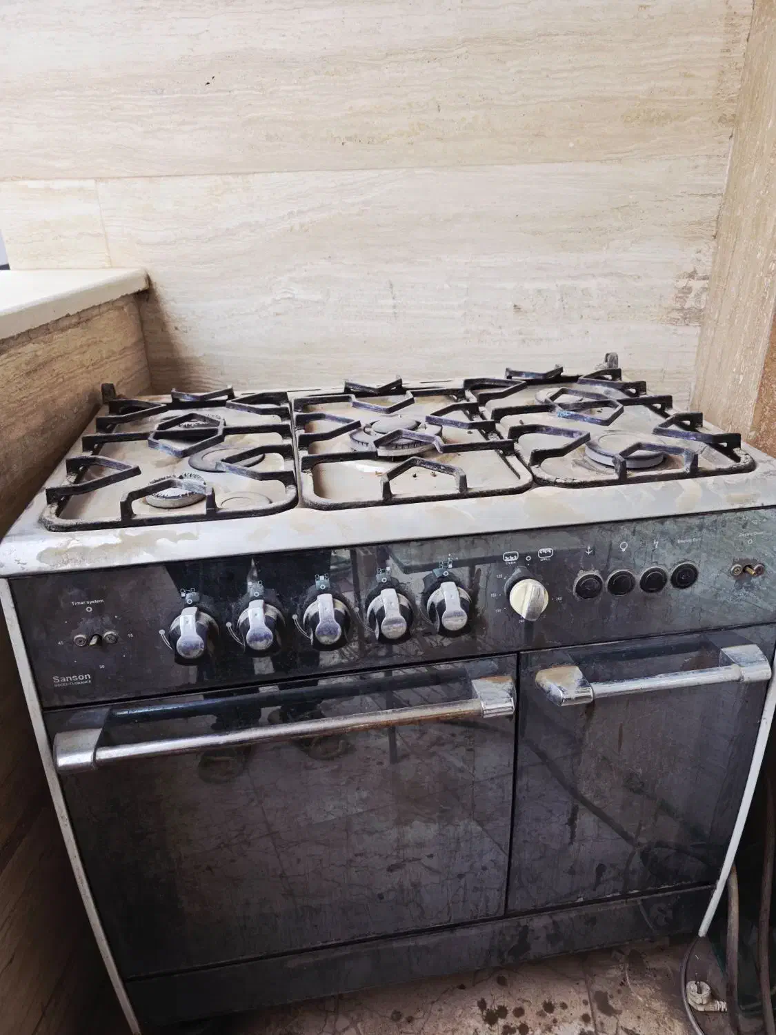 گاز ۵شعله فر دار|اجاق گاز و لوازم برقی پختوپز|شهرکرد, |دیوار